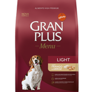 Ração GranPlus Cães Adultos Light Frango e Cereais 15kg