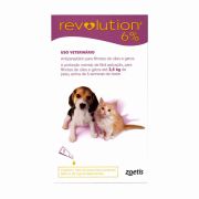 Revolution 6% Filhotes Cães e Gatos até 2,5kg