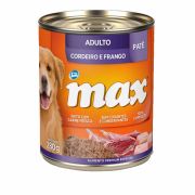Alimento úmido Cães Adultos Patê Cordeiro & Frango Max
